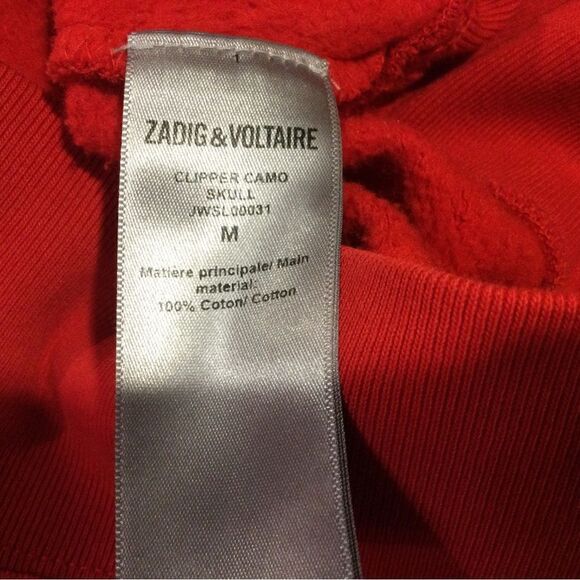 ZADIC&VOLTAIRE Clipper Camo Skull Sweatshirt - Picture 11 of 11